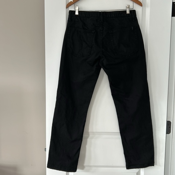 Joe's Jeans Size 31 Black Coated Straight Leg Zip Fly Style AWT4508225 - Picture 7 of 9